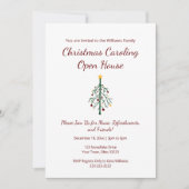 Invitation Noël Soirée de covoiturage Retro (Devant)