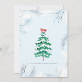 Invitation Noël tout blanc (Dos)