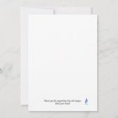 Invitation Noël Trump Scene Faux Style verre tendu (Dos)