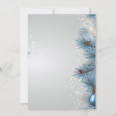 Invitation Noël vintage (Dos)