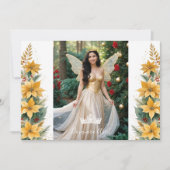 Invitation Noëls Poinsettias Inspirations Florales (Devant)