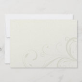 Invitation Nœud d'amour celtique en diamant pour anniversaire (Dos)