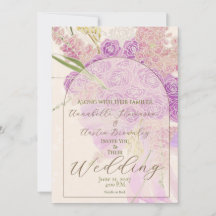 Nœud et bouquet d'orchidée vintage - Vélin en arch