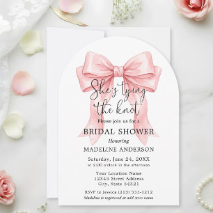 Invitation Noeud Papillon Rose Lavande Enterrement de Vie de