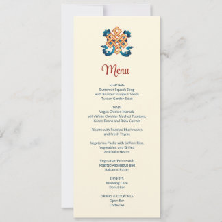 Invitation Noeud sans fin Mariage Tibétain