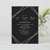 Invitation Noir & Blanc La Nuit Avant Le Dîner De La Répétiti (Debout devant)