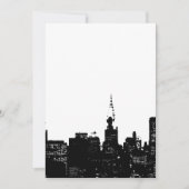 Invitation Noir & Blanc New York (Devant)