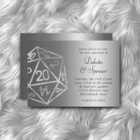 Noir D20 Crit | Mariage de dés d'Imaginaire de tab