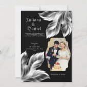 INVITATION NOIR ET ARGENT (Devant)