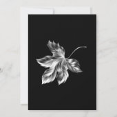 INVITATION NOIR ET ARGENT (Dos)