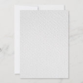 Invitation Noir et blanc Signature Mariage Enregistrer la dat (Dos)