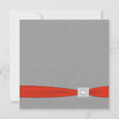 Invitation Noir noir Mariage (Dos)