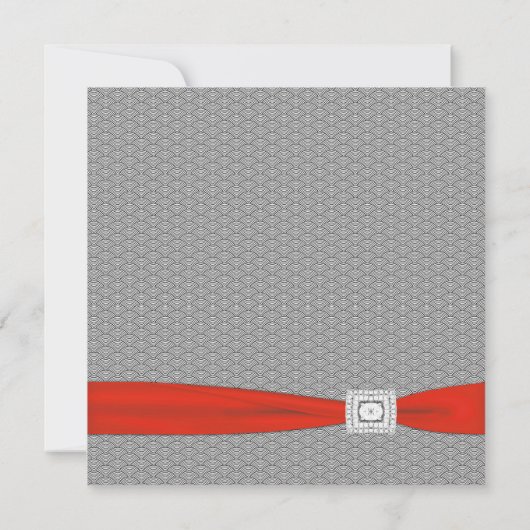 Invitation Noir noir Mariage (Dos)