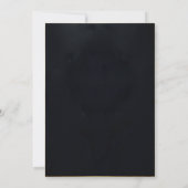 Invitation Noir Or Perle Diamant Arc Luxe Formel (Dos)