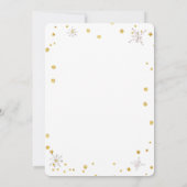 Invitation Noir, Père Noël Casquette, Champagne Christmas Com (Dos)