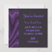 Invitation noir pourpre (Dos)