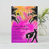 Invitation noir pourpre de 311 nuits chaudes de La (Debout devant)