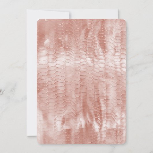 Invitation Noir Rose blanc rose blanc coquille (Dos)