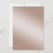 Invitation Noir soie, perles et Orange Adulte Joint Anniversa (Dos)