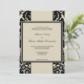 Invitation Noir & Tan (Debout devant)