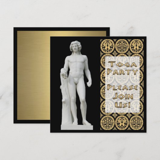 Invitation noire chalcédonienne (Devant / Derrière)