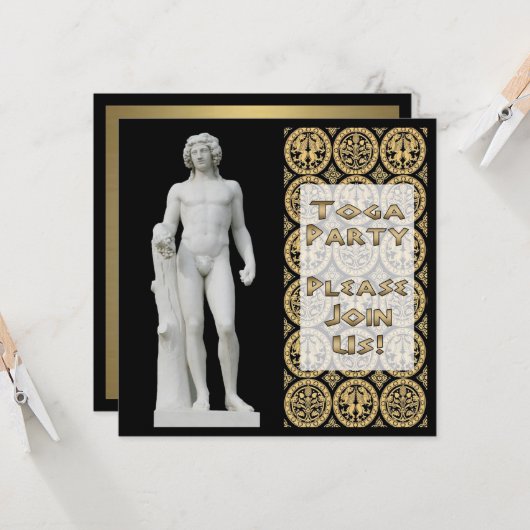 Invitation noire chalcédonienne (Devant/Arrière en situation)