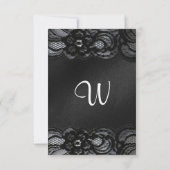 Invitation noire de partie de Bachelorette de (Dos)