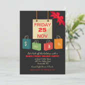 Invitation noire de partie de vendredi (Debout devant)