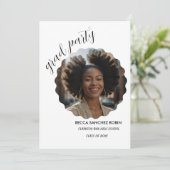 Invitation noire et blanche de la promotion 2025 n (Debout devant)