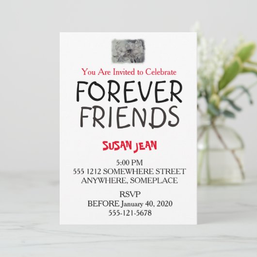 INVITATION NOIRE ET BLANCHE DU PARTI AMARLLIS (Debout devant)