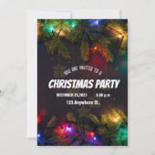 Invitation NOIRE NOËL (Devant)