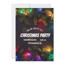 Invitation NOIRE NOËL