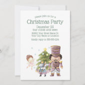 Invitation Noisette de Noël Plum de sucre Fée et souris King (Devant)