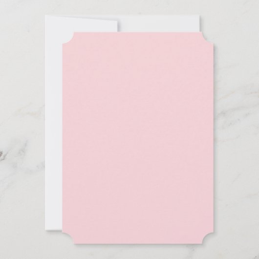 Invitation Noix sur l'autre Élégant Mariage rose (Dos)