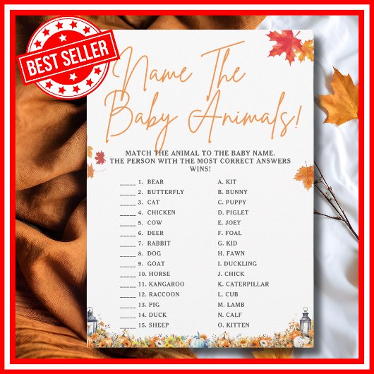 Invitation NOM BÉBÉ ANIMAUX Baby shower JEU MÊME Ours