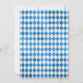 Invitation Nom de fête personnalisé de bière bavaroise rustiq (Dos)