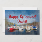 Invitation Nom de la fête de la retraite heureuse (Devant)