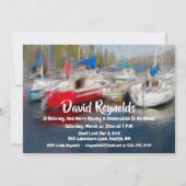 Invitation Nom de la fête de la retraite heureuse (Dos)