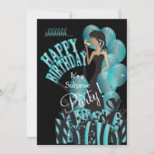 Invitation Nom | de la fille | do-it-yourself de diva de (Devant)