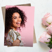 Invitation Nom de la méthode de script Photo Graduation Party