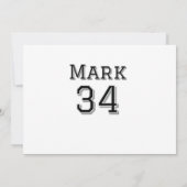 Invitation nom de l'équipe ajouter le nom du joueur date spor (Dos)