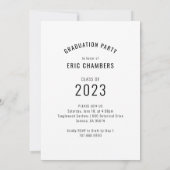 Invitation Nom du script de photo de la partie d'obtention du (Dos)