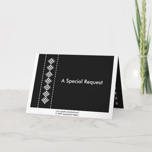 Invitation NOMMÉ FAIT SUR COMMANDE d'Usher avec (Dos)