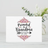 Invitation Nommée Grand-mère 2025 Annonce de grossesse (Debout devant)