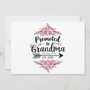 Invitation Nommée Grand-mère 2025 Annonce de grossesse