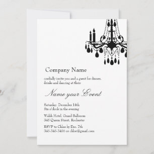 Invitation Nommez votre événement White Grand Ballroom