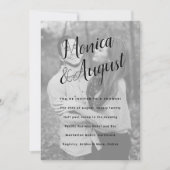 Invitation Noms amusants et Décontractés Photo Couples Weddin (Devant)