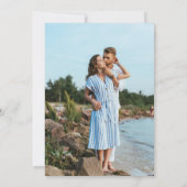 Invitation Noms Photo moderne 6 Mariage vertical (Dos)