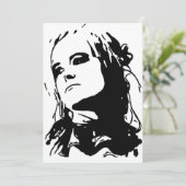 Invitation Non amusé (Debout devant)