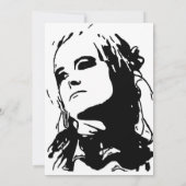 Invitation Non amusé (Dos)